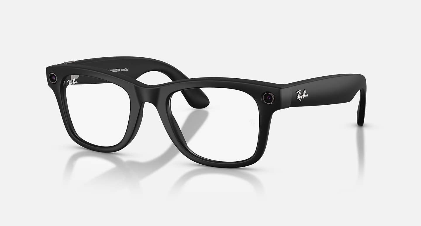 Ray-Ban Wayfarer RW4012 Matte Black / Clear (L)