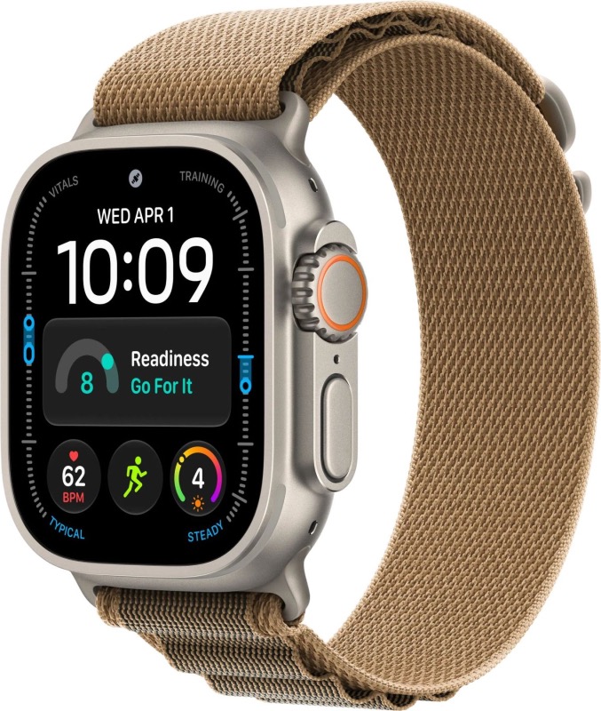 Apple Watch Ultra 4 49mm Natural Ti Desert Alpine Loop