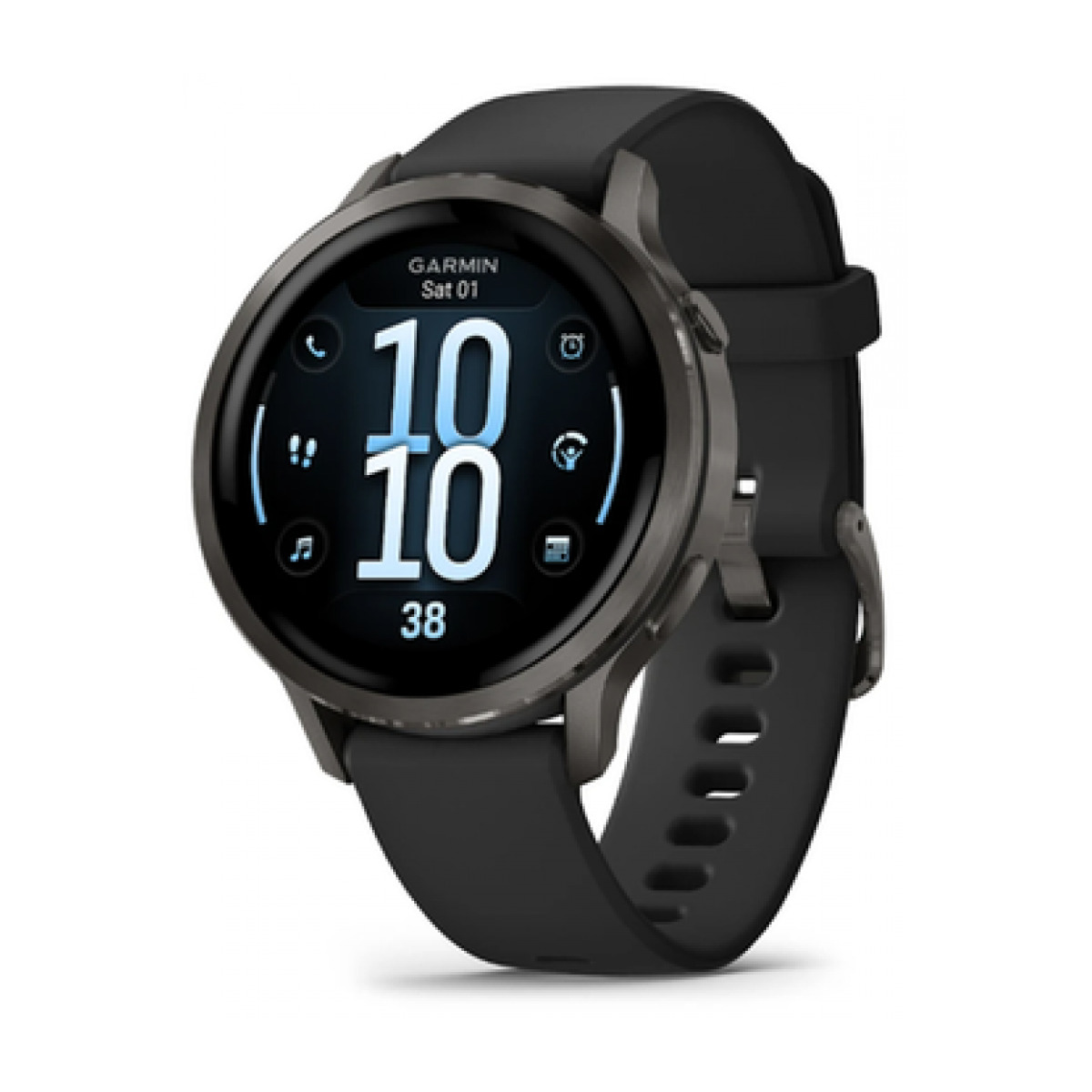 Garmin Venu 4 41mm Slate with Black Silicone (Европа)
