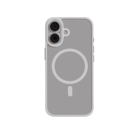 Чехол AceCase Soft Rim White (для iPhone 17)