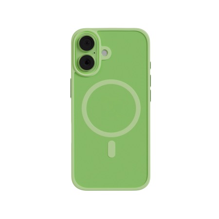 Чехол AceCase Soft Rim Green (для iPhone 17)