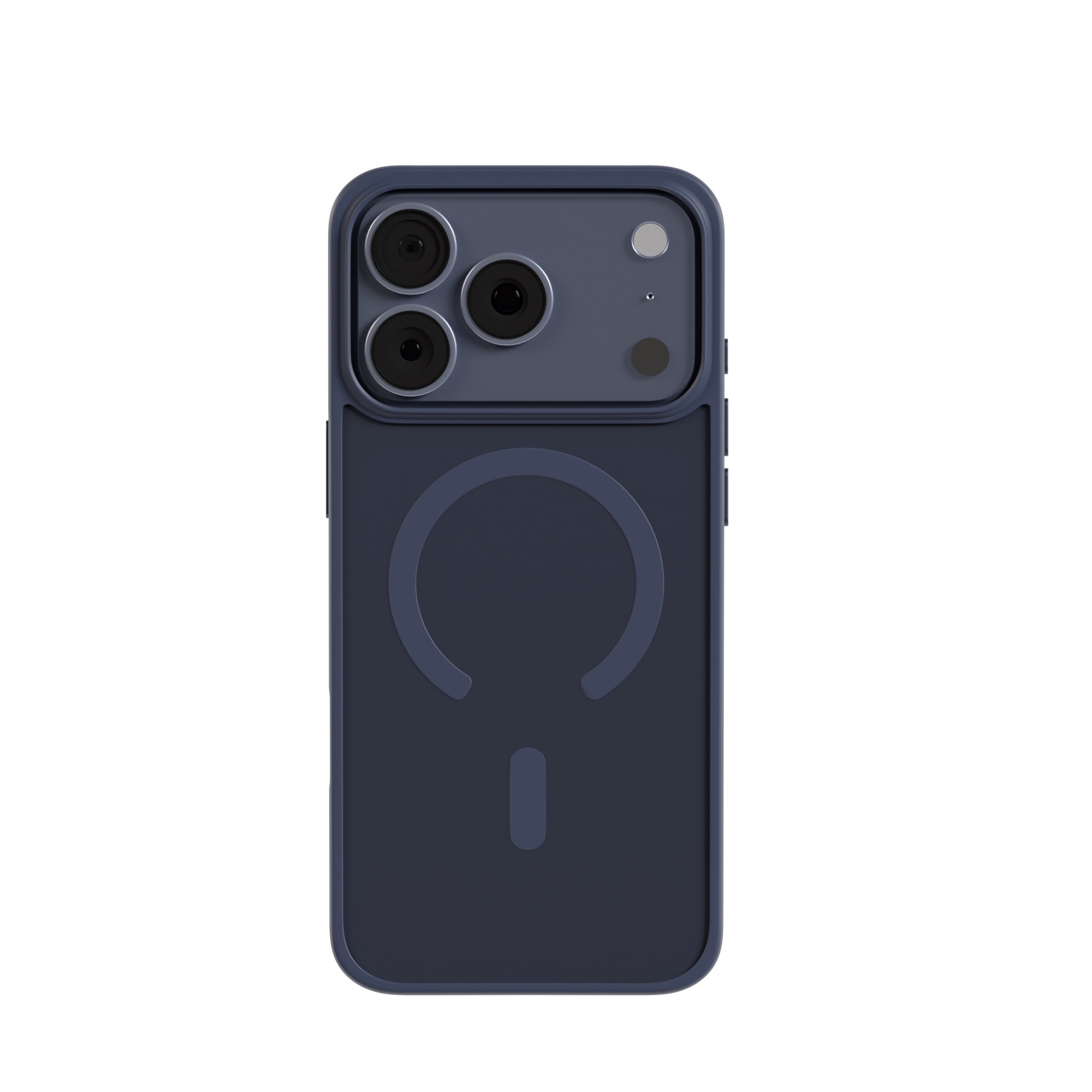 Чехол AceCase Soft Rim Blue (для iPhone 17 Pro / Pro Max)