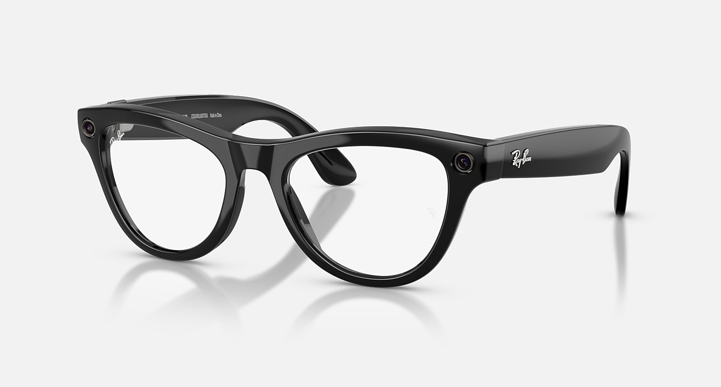 Ray-Ban Skyler RW4014 Shiny Black / Transitions Graphite Green (M)