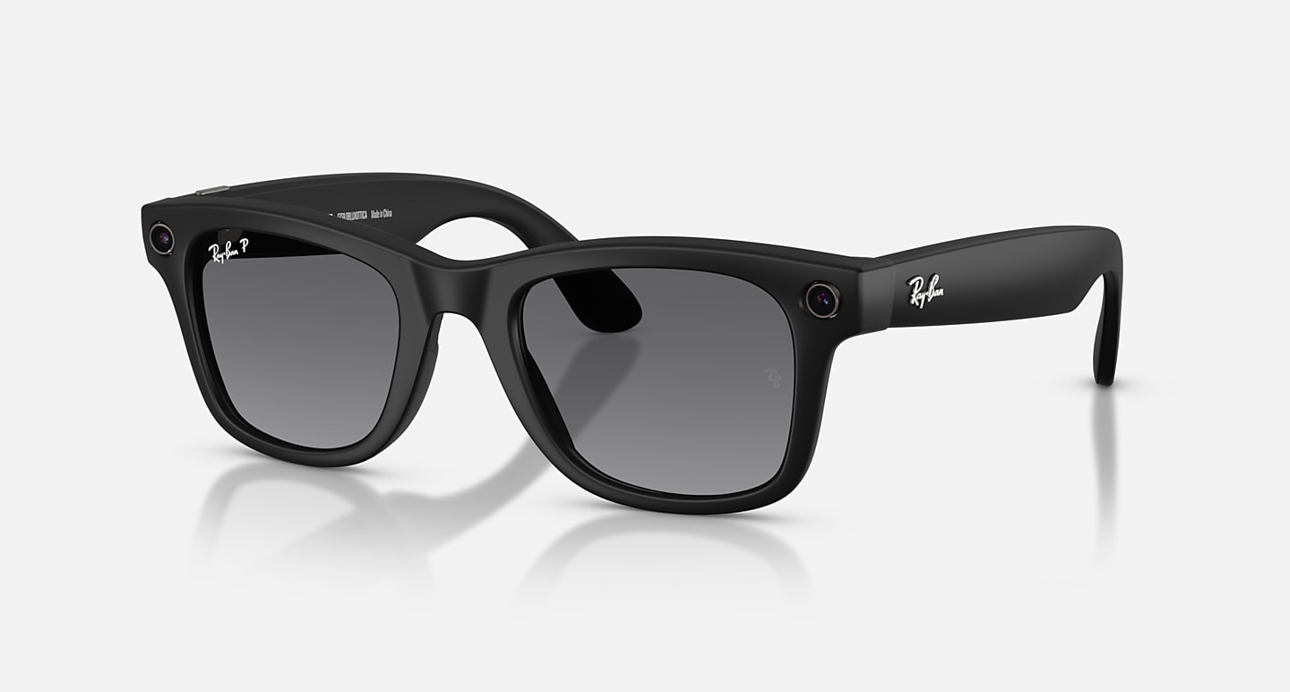 Ray-Ban Wayfarer RW4012 Matte Black / Polarized Gradient Graphite (L)